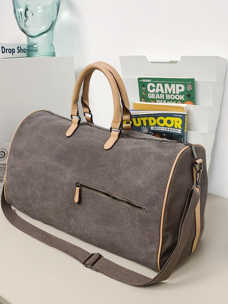 Large Capacity Fitness Unisex Nylon Messenger Bag Dry Wet Separation Lightweight Urban Style For Short Distance Use