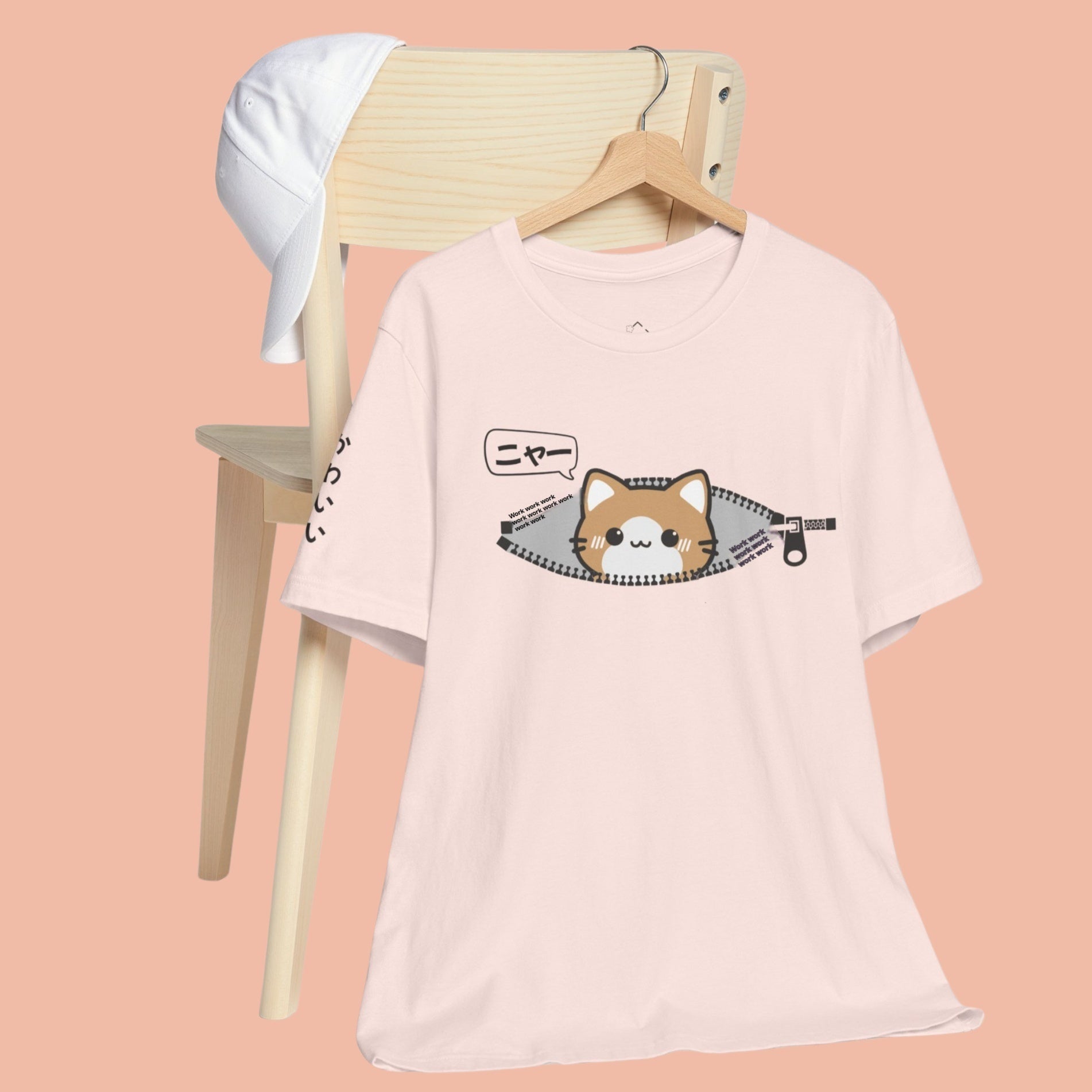 Loose Short Sleeve Shirt Round Neck