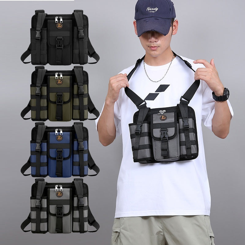 Leisure Outdoor Shoulder Bag For Men Messenger Bag Waterproof Ultra Lightweight Breathable Oxford Cloth