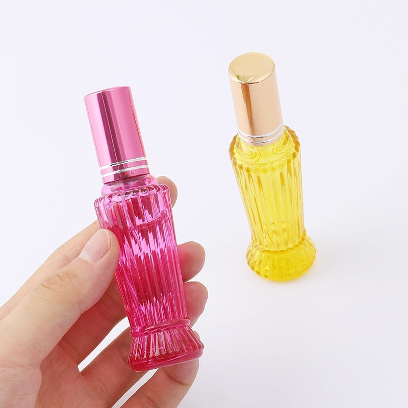 Stained Glass Perfume Sub Bottles Spray Bottle High White Glass Cosmetic Bottle Pink Gold Red Purple