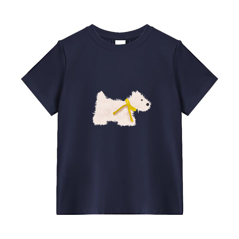 Korean Style Sweet White Shoulder Women's T-shirt