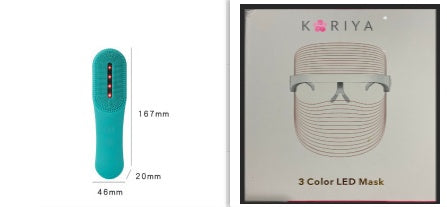 Ultrasonic Facial Cleanser with Red Light Therapy