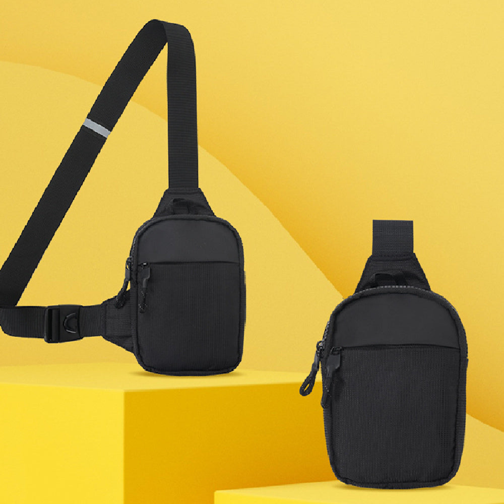 Crossbody Phone Bag Waist Bag Mini Fashion Shoulder Bag Waterproof Ultra Light Polyester For Daily Use