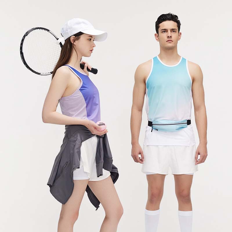 Bamboo Fiber Quick Dry Sleeveless Workout Vest Tee For Running Fitness Training And Outdoor Sports