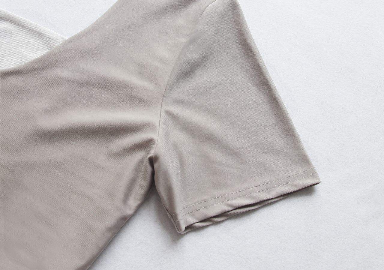 Round Neck Sunscreen Cover Belly Triangle Swimwear