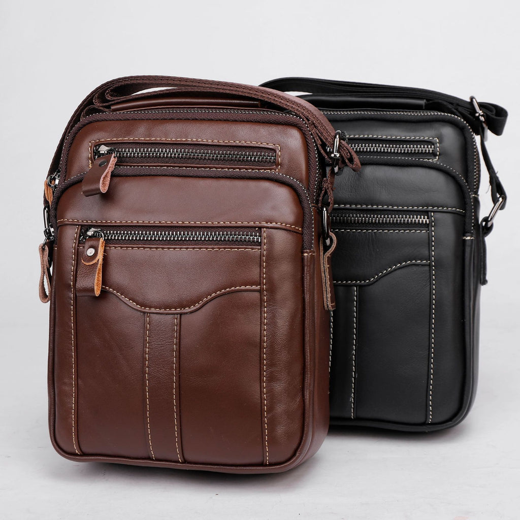 Genuine Leather Crossbody Phone Bag For Travel And Everyday Use Portable Casual Design 18 By 23 By 8 Cm