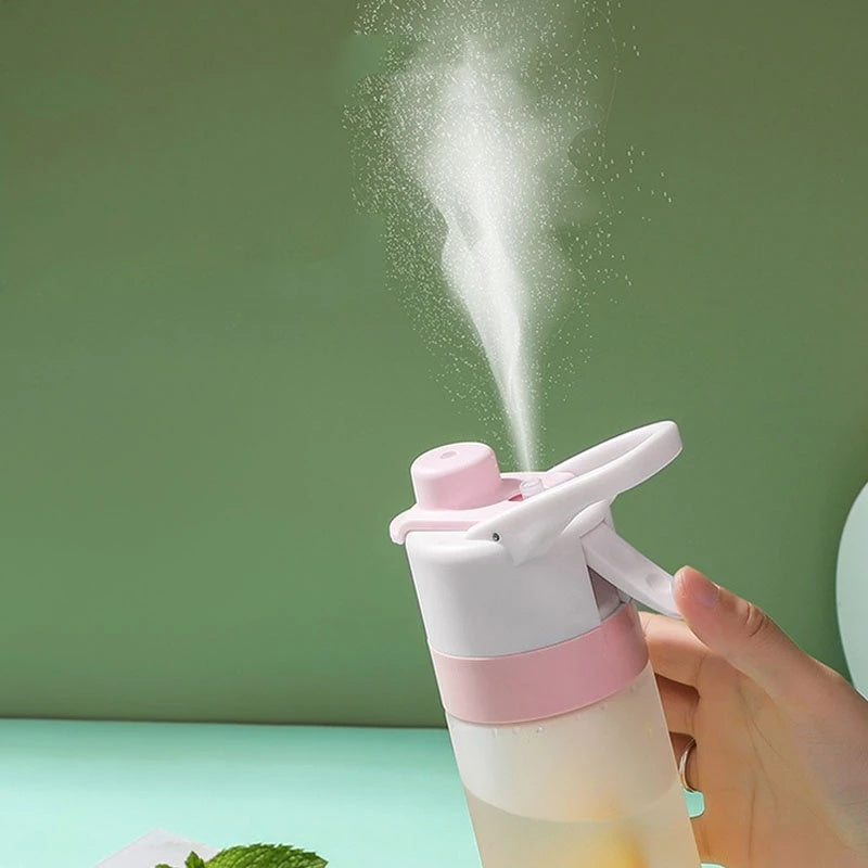Sports Spray Water Bottle - 600ml Mist Bottle for Fitness & Outdoor Activities