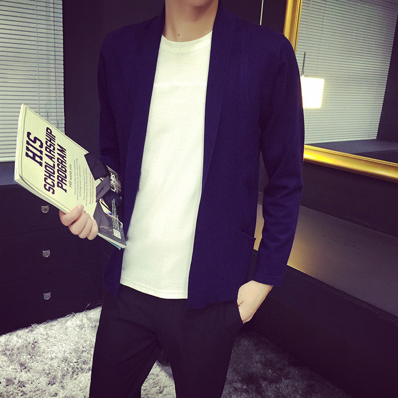 Korean Style Cardigan Youth Slim Fit Sweater