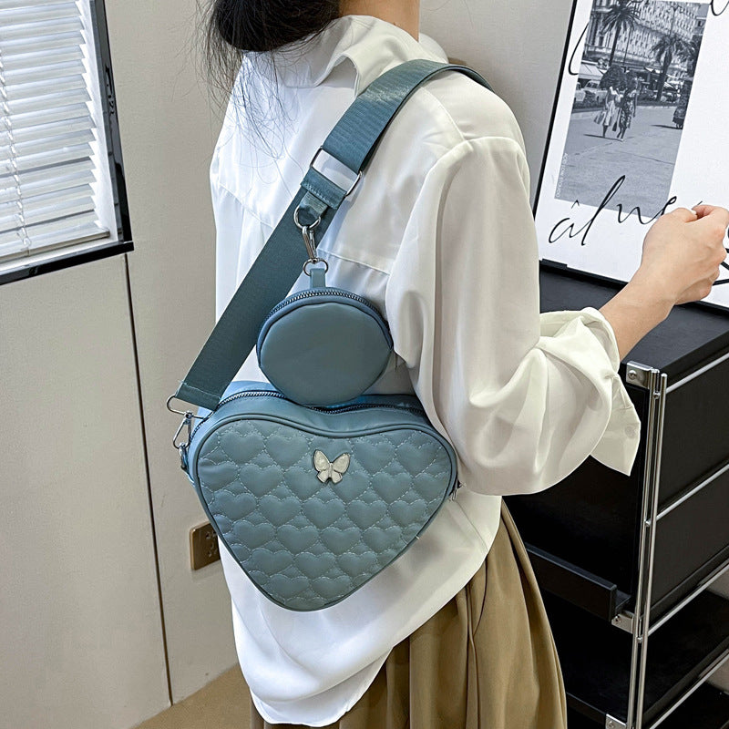 Women's Embroidered PU Leather Shoulder Bag - Waterproof Travel Backpack
