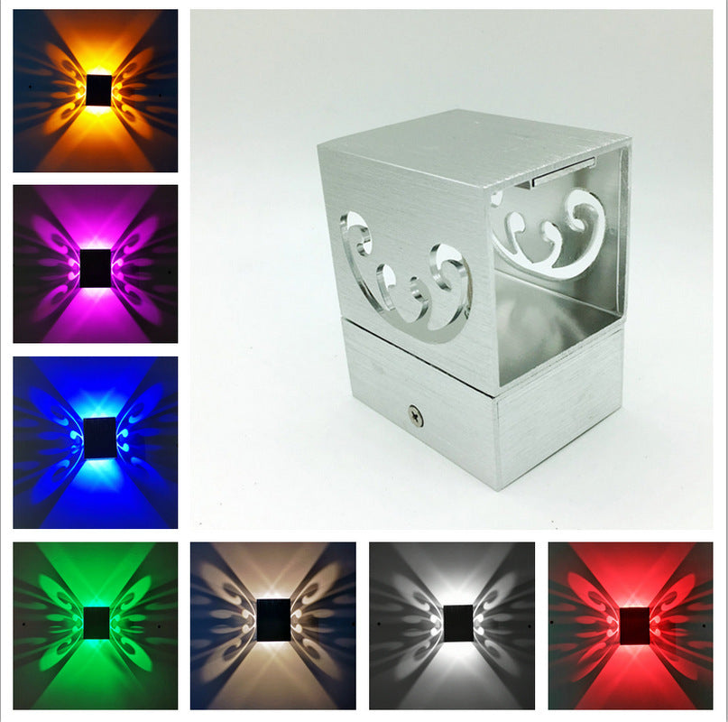 Led Butterfly Wall Lamp Creative Interior Background Wall