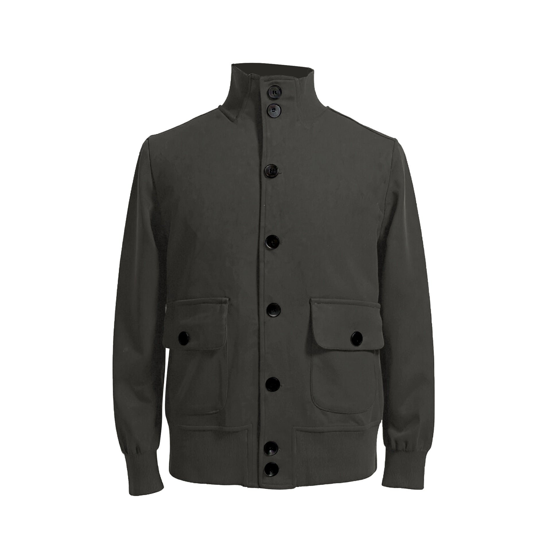 Men's Retro Spring And Autumn Deerskin Velvet Jacket