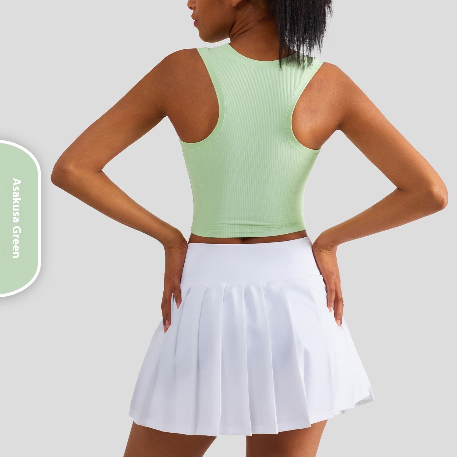 Body Skinny Slimming Fitness Womens Athletic Vest Tank Top With Spandex Lining Breathable Fabric