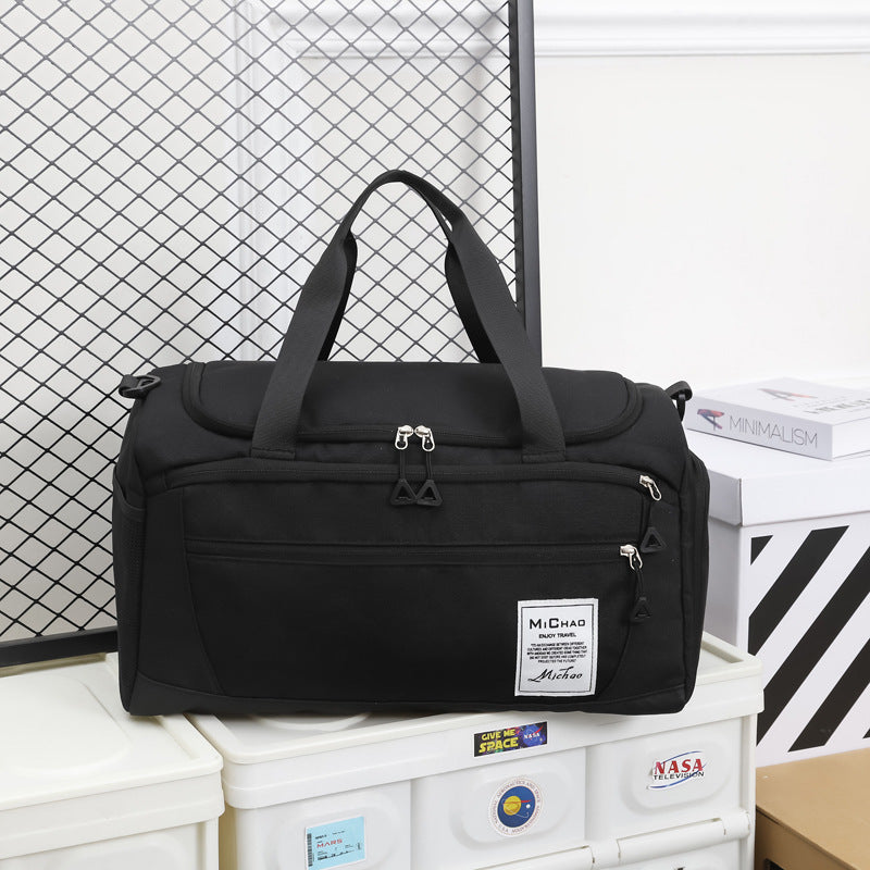 Unisex Large Capacity Travel Backpack Oxford Cloth Luggage Bag For Leisure Travel