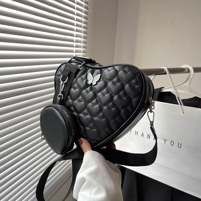 Women's Embroidered PU Leather Shoulder Bag - Waterproof Travel Backpack