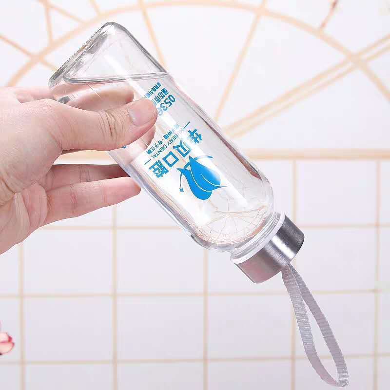 Creative 300ml Glass Water Cup Transparent Tumbler