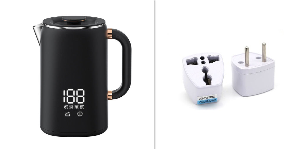 Smart Heat Preservation Electric Kettle Auto Keep Warm 1.7L 1000W To 1500W Anti Dry Burn Stainless Steel ABS