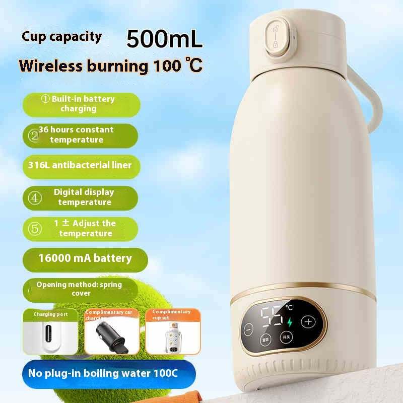 Machine Player Integrated Insulation Intelligent Portable Electric Kettle 110V 220V With 12 Month Warranty