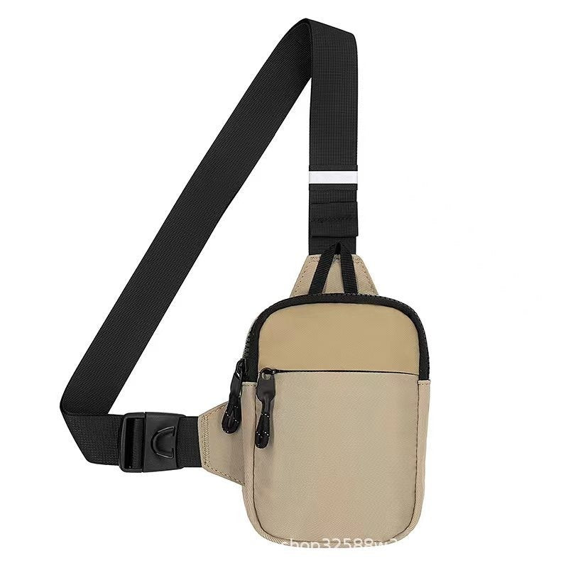 Crossbody Phone Bag Waist Bag Mini Fashion Shoulder Bag Waterproof Ultra Light Polyester For Daily Use