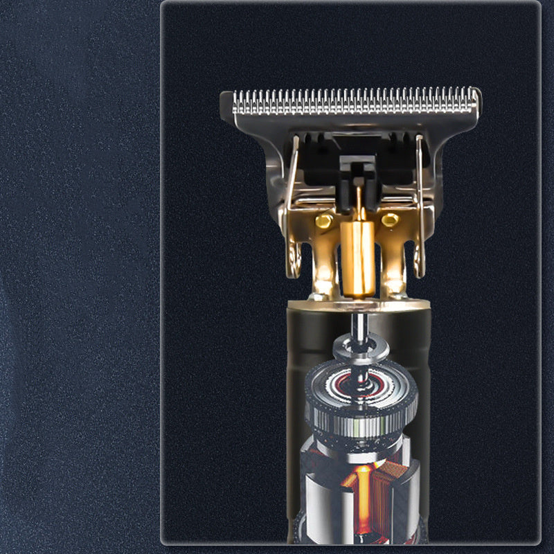 Factory Direct Sales Household Hair Clipper Multi-function Electric Clipper Electric USB Rechargeable Portable Metal Optical Head Push