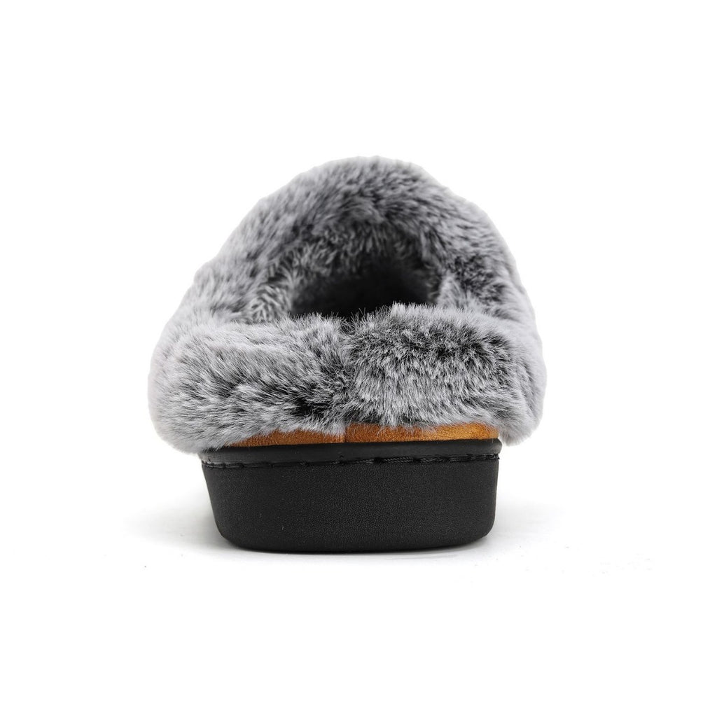 Unisex Plaid Fleece-Lined Slippers – Non-Slip Thickened Indoor Outdoor Shoes | EU 40–49