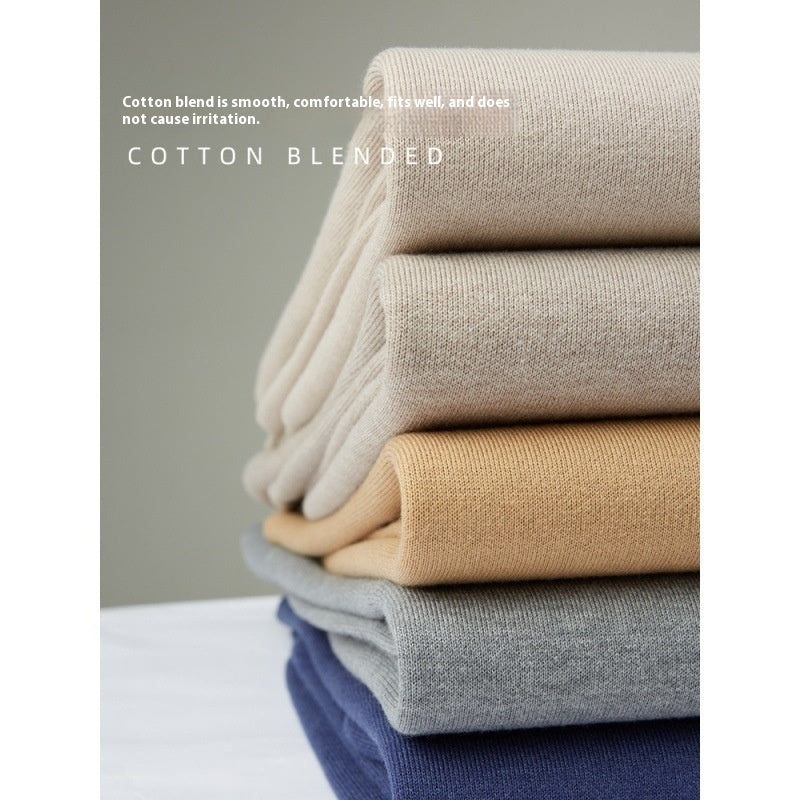 Autumn And Winter Mock Neck Sweater Men's Undershirt