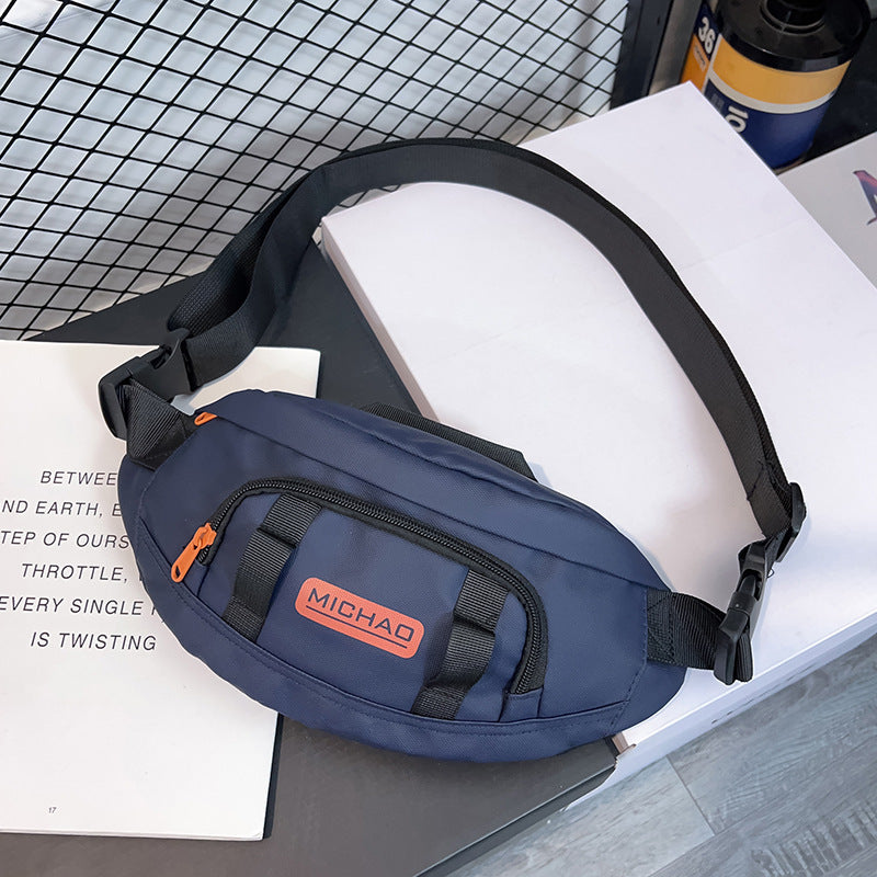 Personalized Hip Hop Street Style Workwear Chest Bag Canvas Shoulder Crossbody With Sandwich Pocket For Daily Use