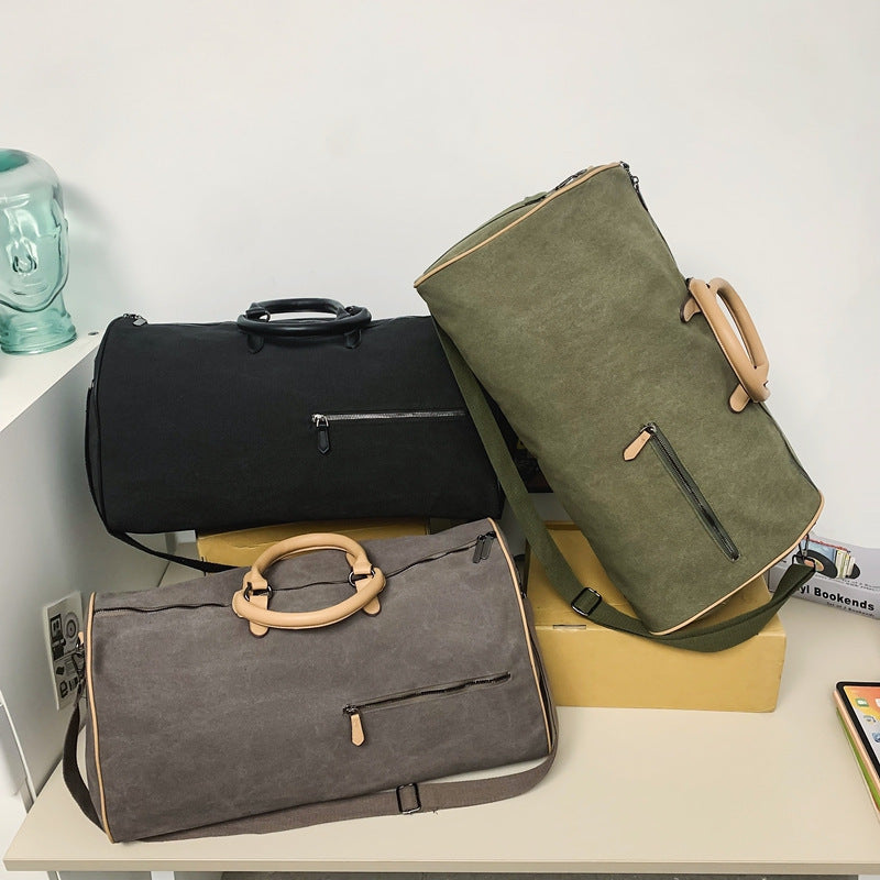 Large Capacity Fitness Unisex Nylon Messenger Bag Dry Wet Separation Lightweight Urban Style For Short Distance Use