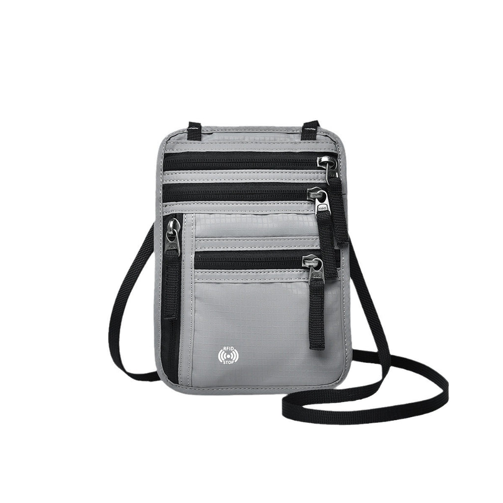 Multi Functional Travel Passport Bag Nylon Waterproof Anti Theft Ultra Light With Card Slots For Men Women