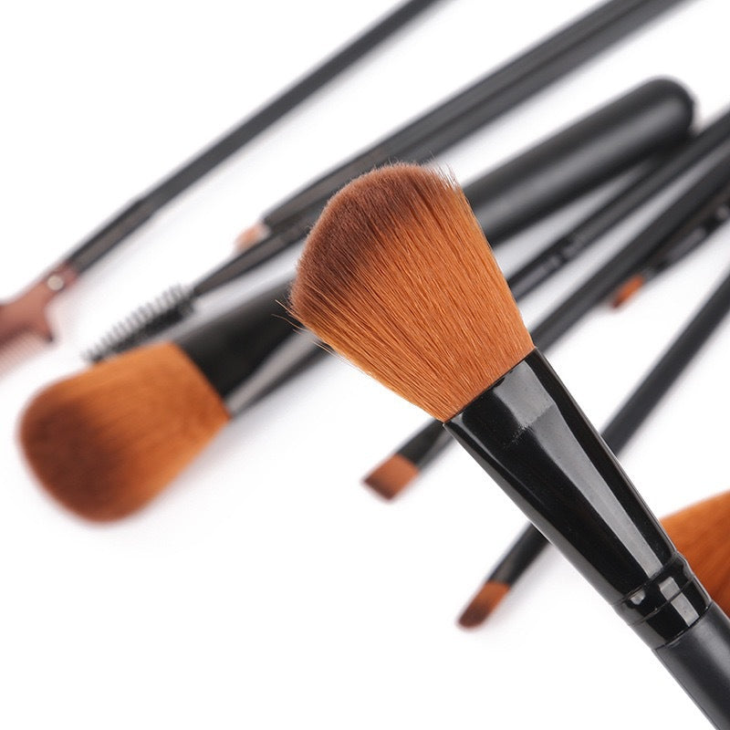 12-Piece Makeup Brush Set with Storage Case