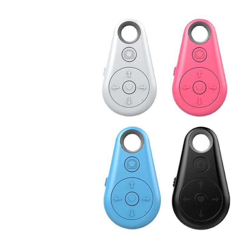 Bluetooth Selfie Controller 4.0 Remote for Douyin TikTok Short Video Like Weishi with Drop Shape Black White Blue Pink