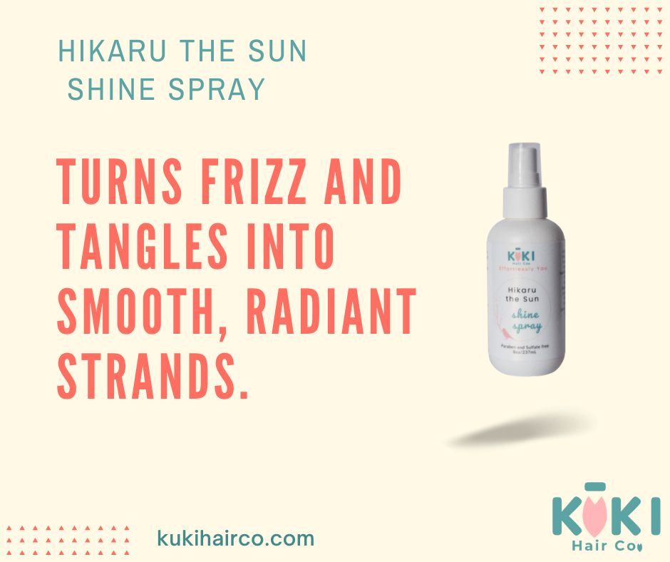 Small white KUKI HIKARU the Sun shine spray bottle with pump