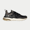 Men's black and gray lowtop sneakers with lace-up and cushioned collar