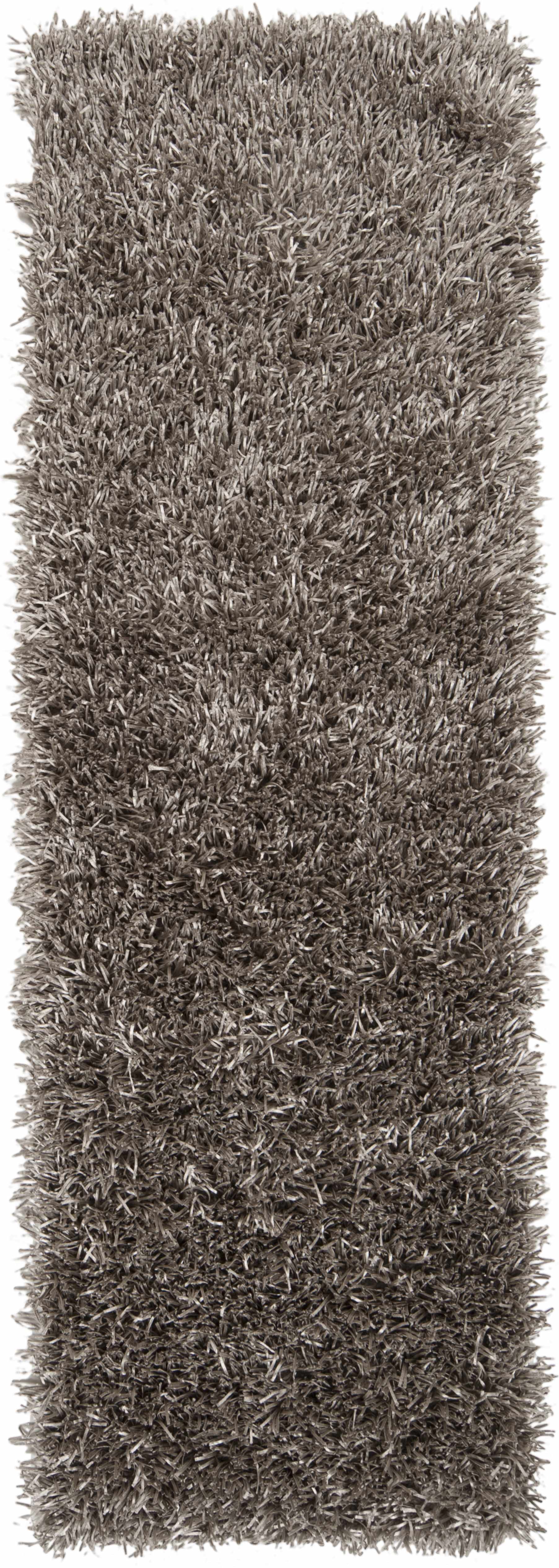 Morris Charcoal High Pile Shag Area Rug – Contemporary Plush