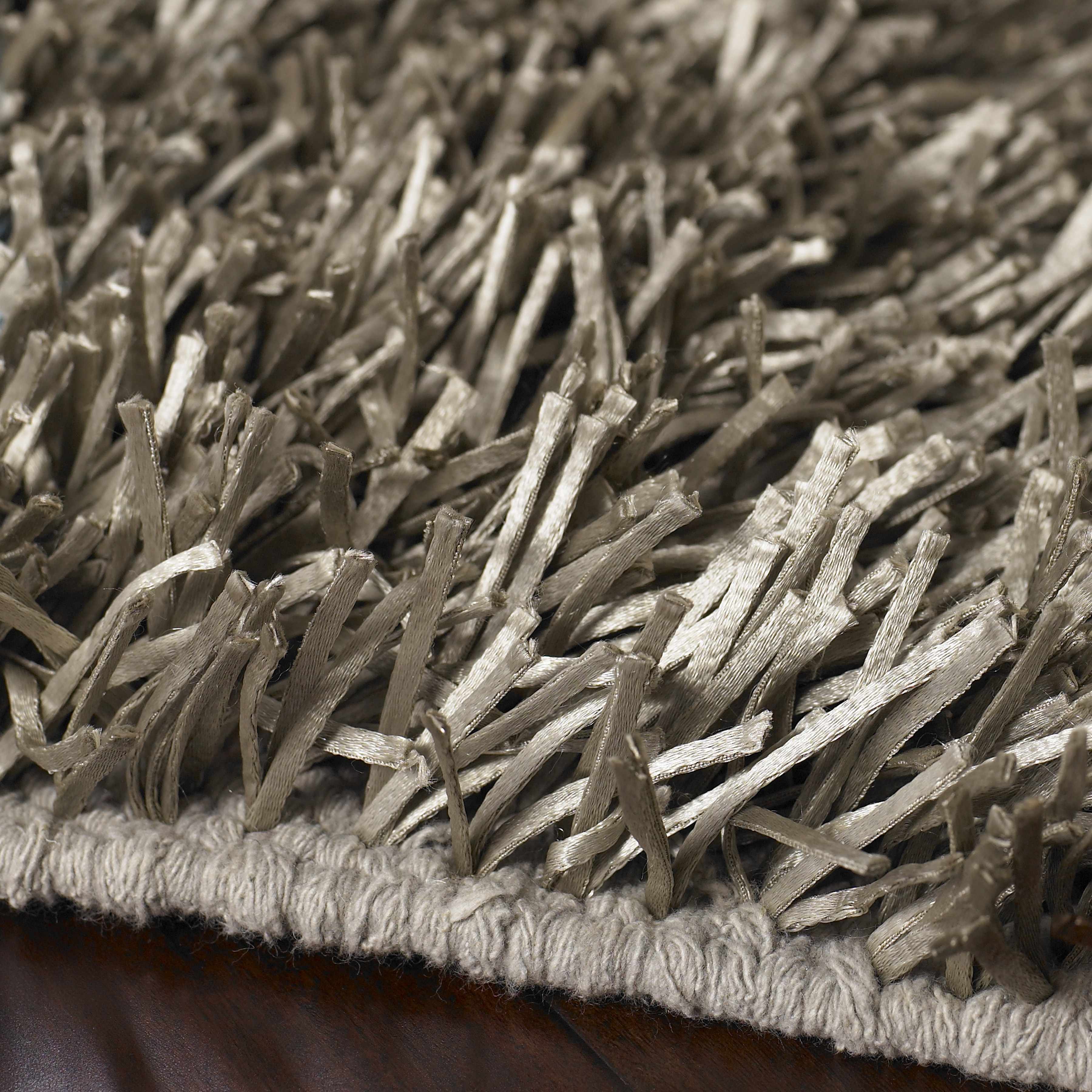 Morris Charcoal High Pile Shag Area Rug – Contemporary Plush