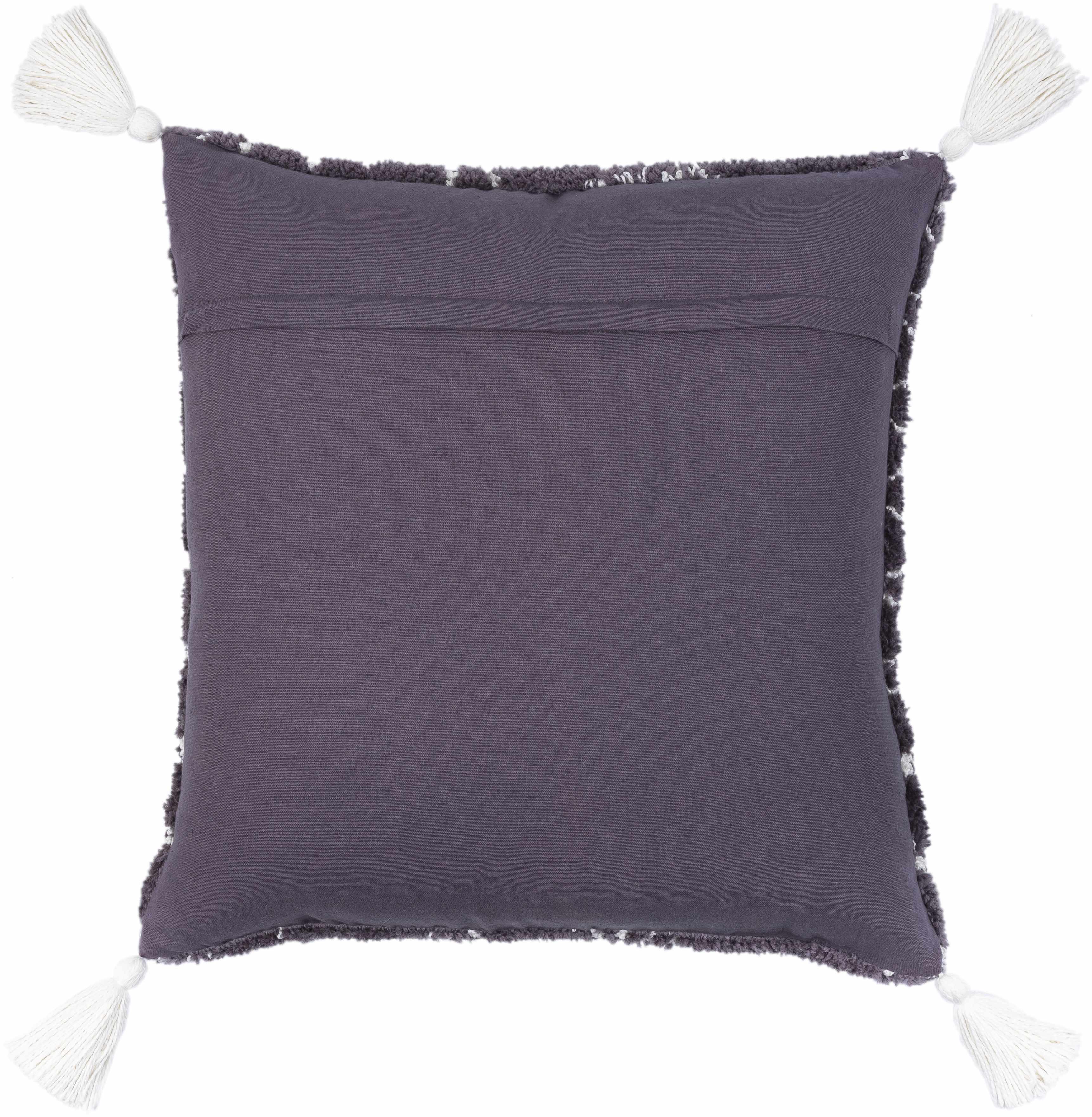 Pagsanjan Cream & Gray Knitted Square Throw Pillow