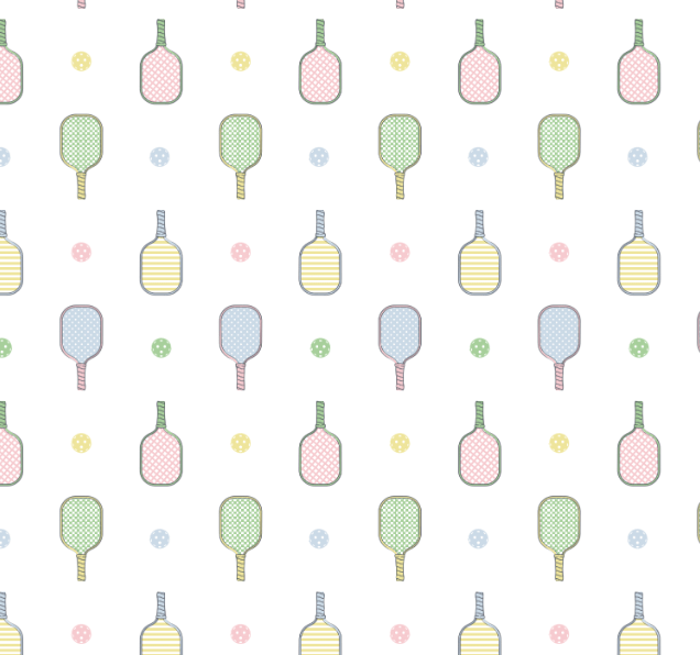 All-over repeat pattern of colorful popsicles on white fabric