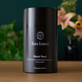 Black Pearl oolong tea tin with Rare Leaves label and 150g (5.3oz) size