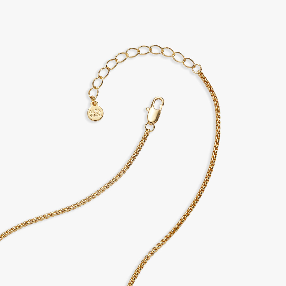 Gold chain for soccer ball locket necklace with lobster clasp and small round logo tag